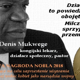 Powiększ obraz: Denis Mukwege, POKOJOWA NAGRODA NOBLA 2018